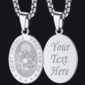 Saint Thomas Aquinas Necklace Catholic Patron Medal