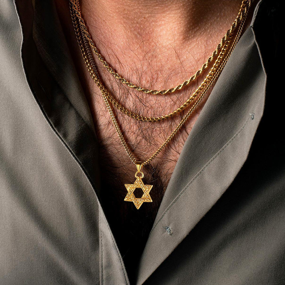 Star of David Pendant Necklace for /