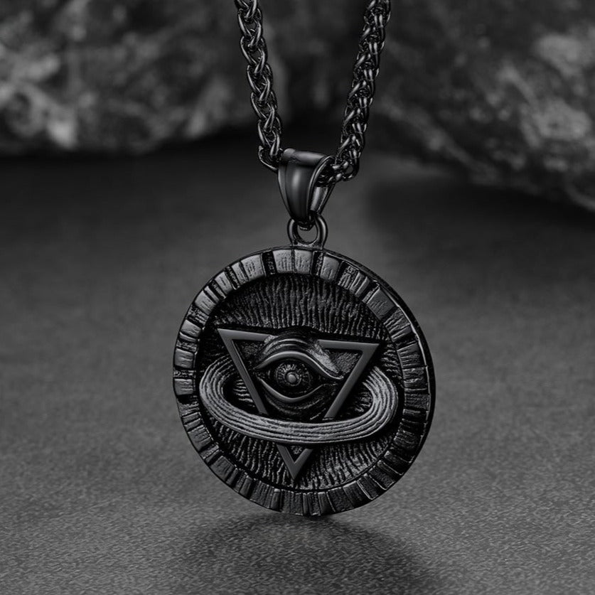 Triangle All-seeing Eye Necklace Providence Pendant for