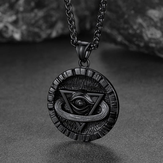 Triangle All-seeing Eye Necklace Providence Pendant for
