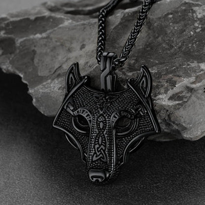 Norse Viking Celtic Wolf Necklace Amulet Jewelry for