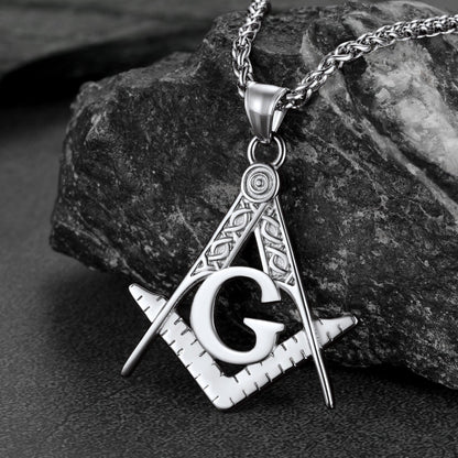 Classic Masonic Pendant Necklace for Freemason