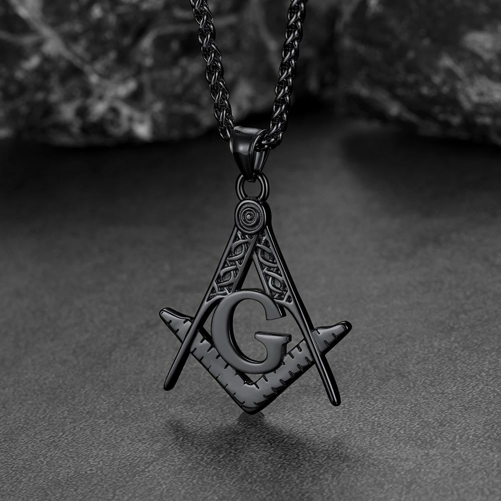 Classic Masonic Pendant Necklace for Freemason