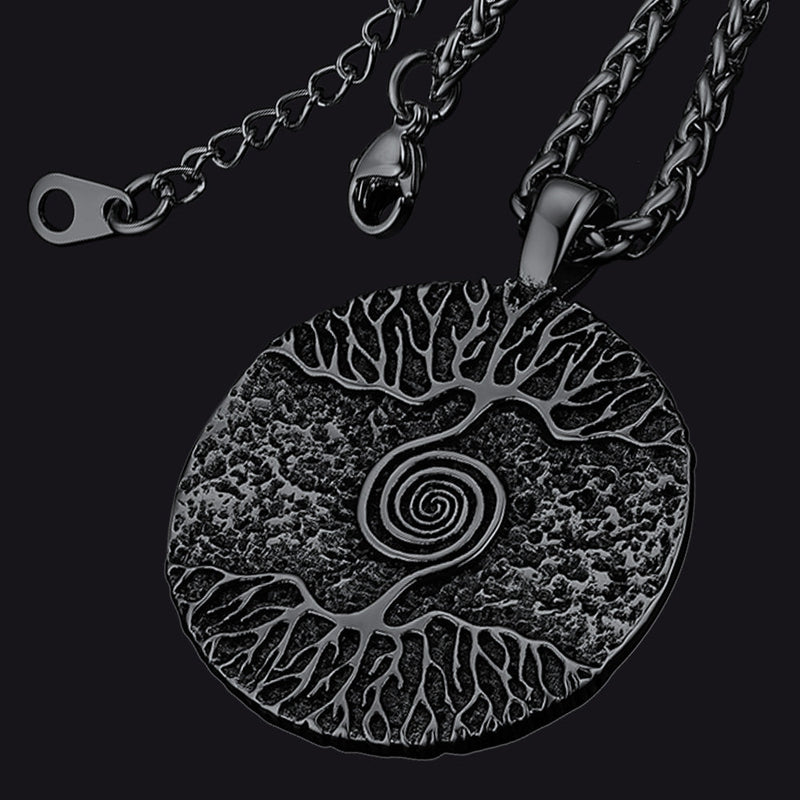 Viking Tree of Life Pendant Necklace for