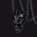 Flash Gothic Skull Necklace Pendant for