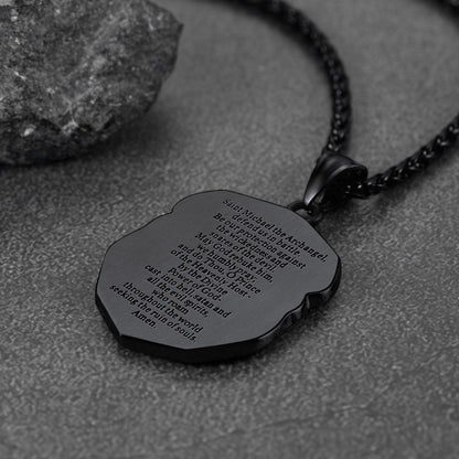 Catholic Saint Michael Pendant Necklace for