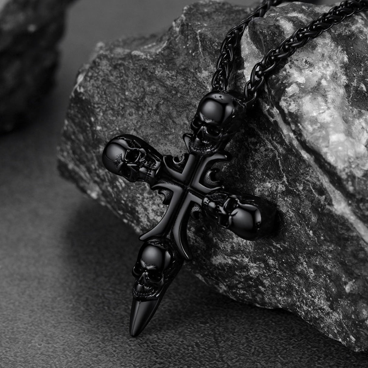 Skull Cross Necklace for Stainless Steel