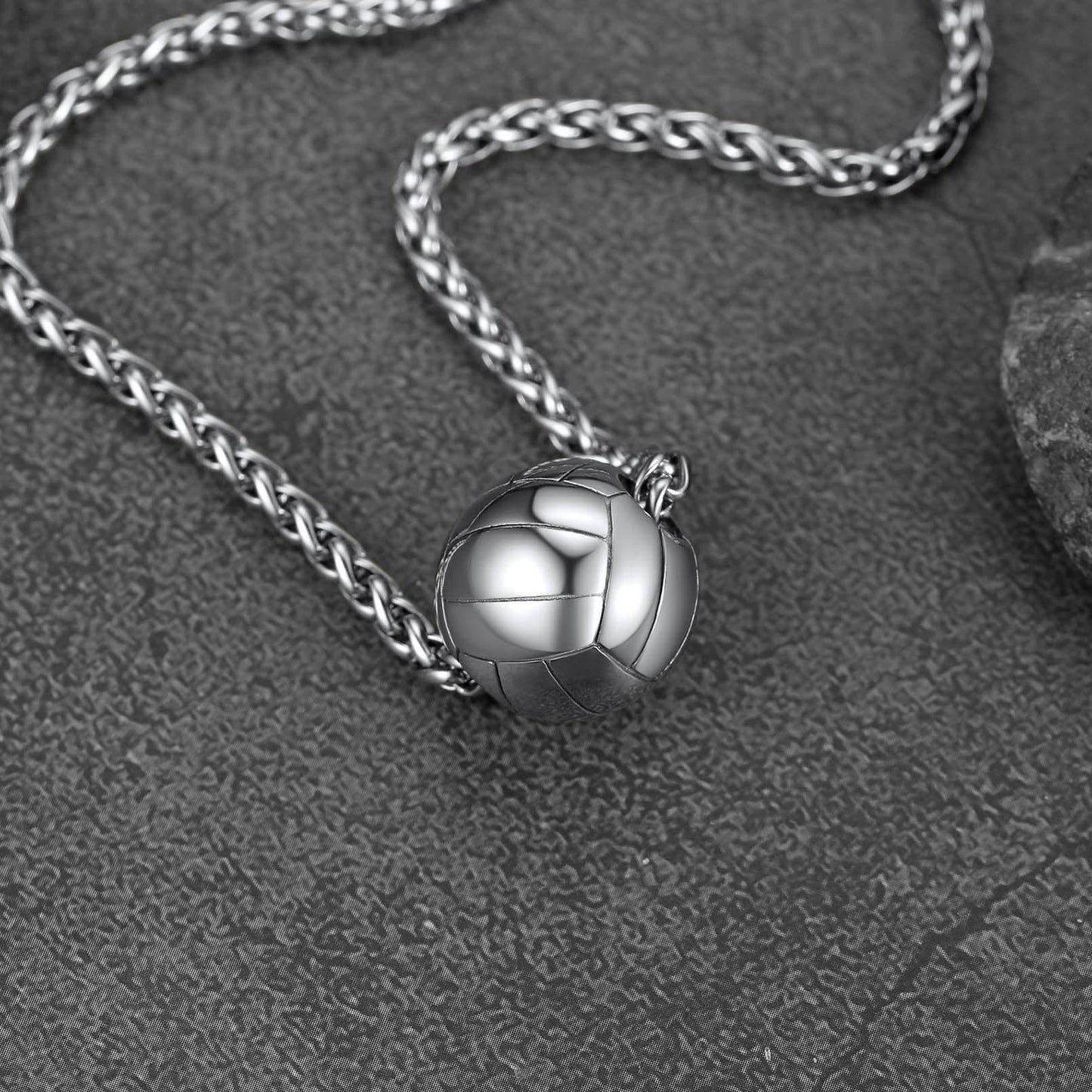 Sport Volleyball Necklace Pendant for