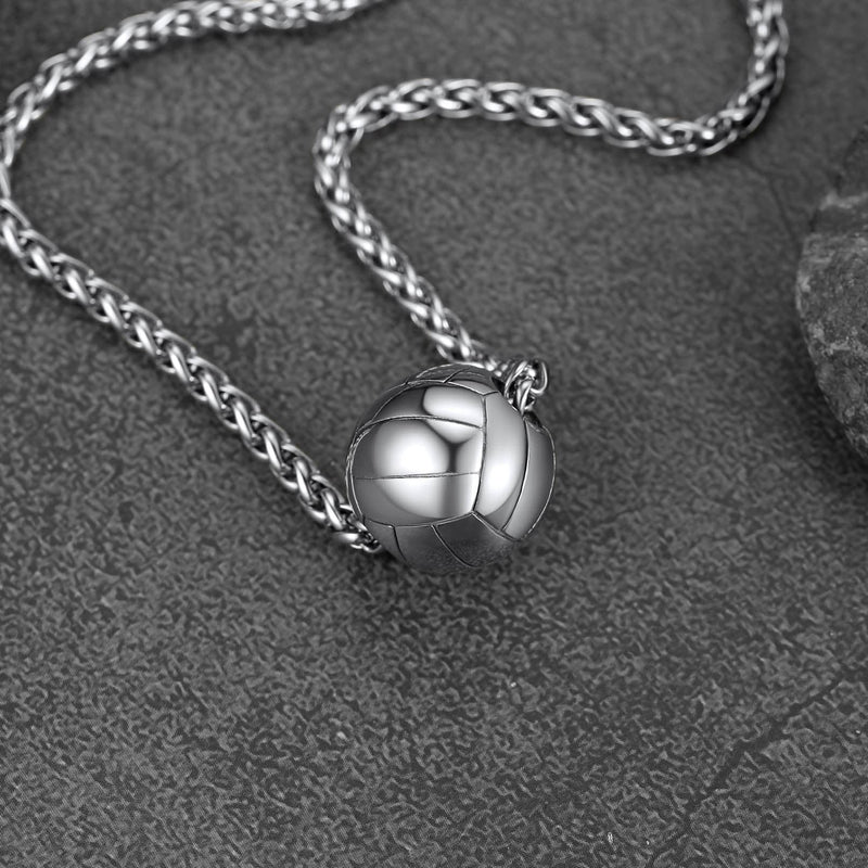 Sport Volleyball Necklace Pendant for
