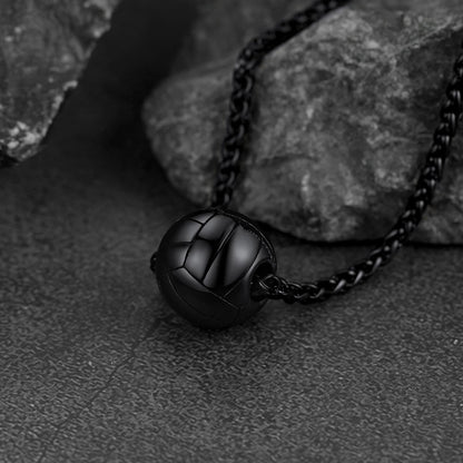 Sport Volleyball Necklace Pendant for