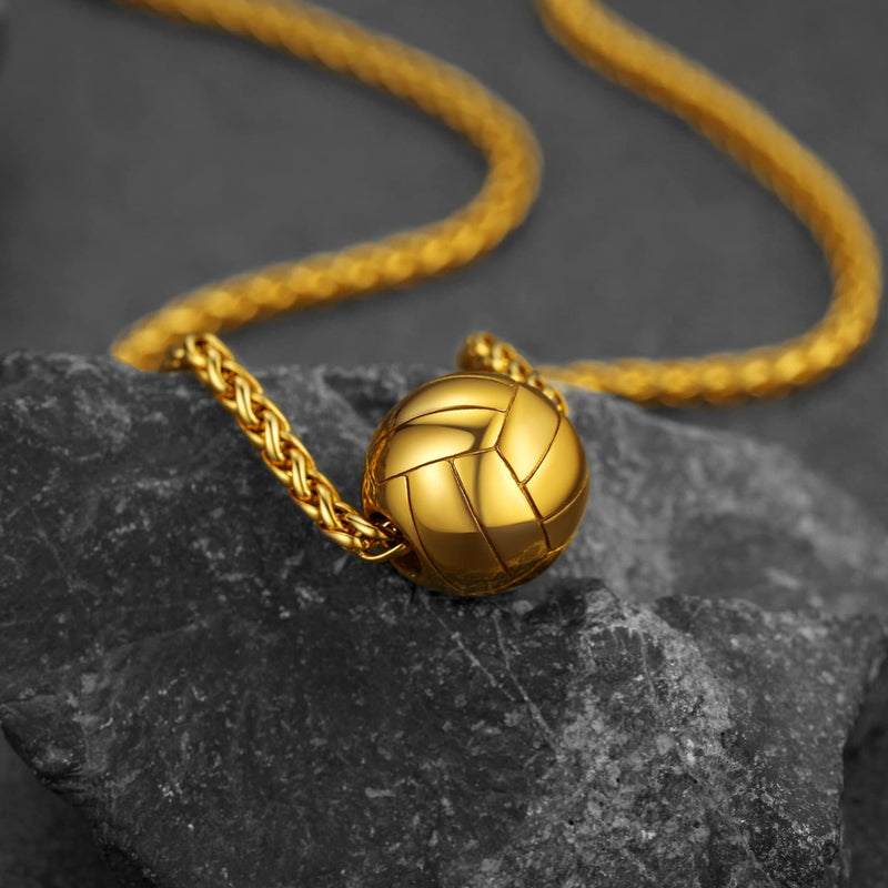 Sport Volleyball Necklace Pendant for