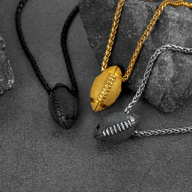 American Football Pendant Necklace for Sport Fans