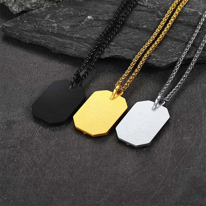 Customized Picture Dog Tag Necklace With Skull Memorial Gift