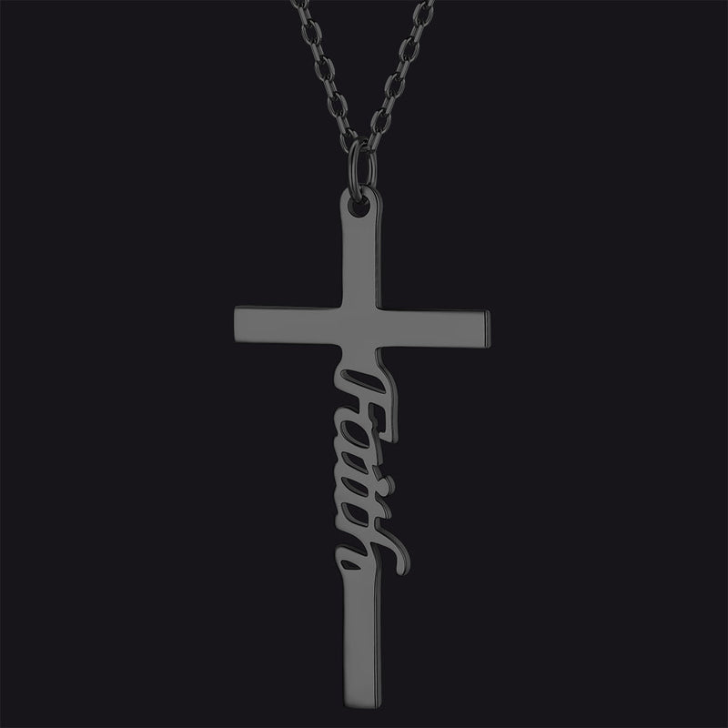 Christian Faith Cross Necklace Pendant for