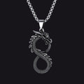 Punk Infinity Dragon Pendant Necklace for