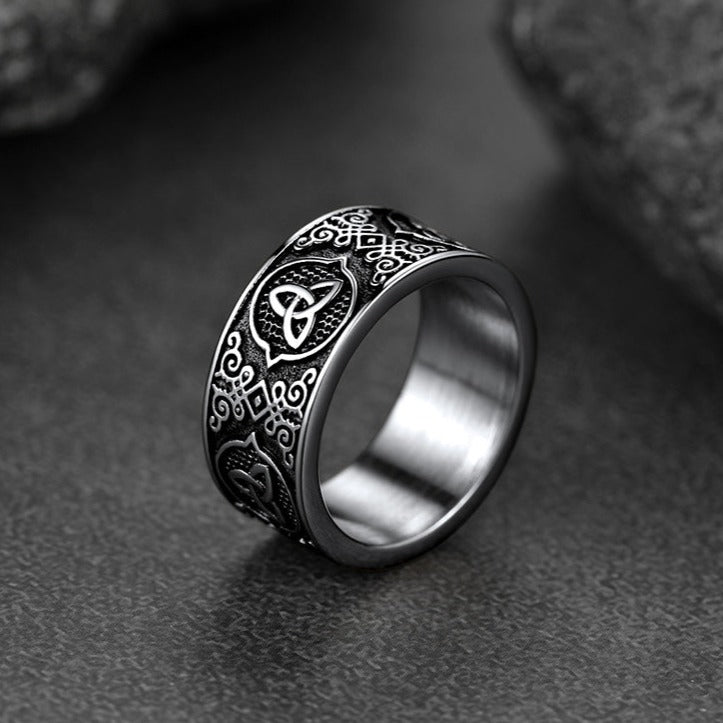 Celtic Knot Band Ring for