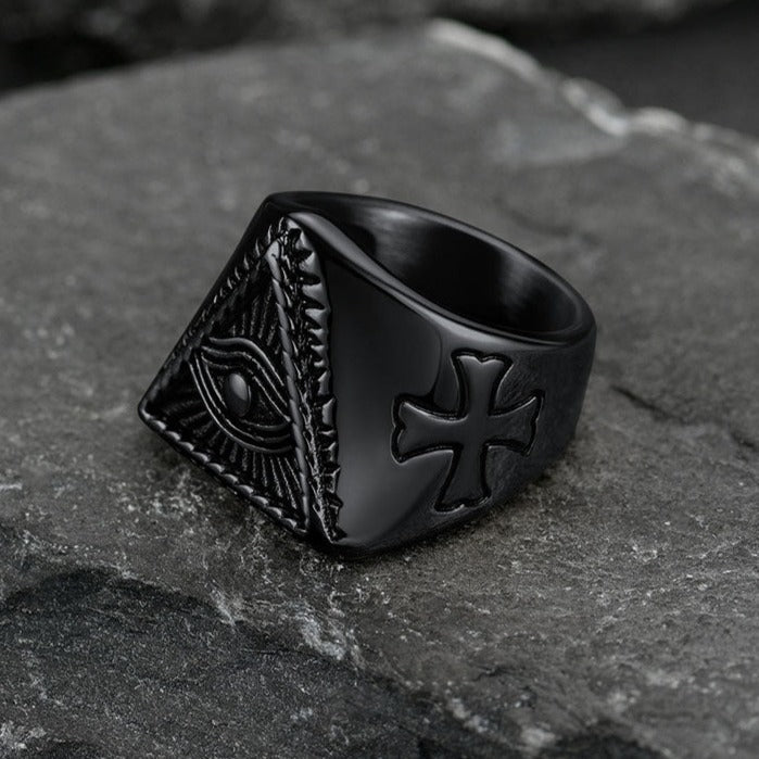 All Seeing Eye Ring Eye of Providence Ring for