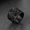 Freemason Masonic Stainless Steel Ring Band for