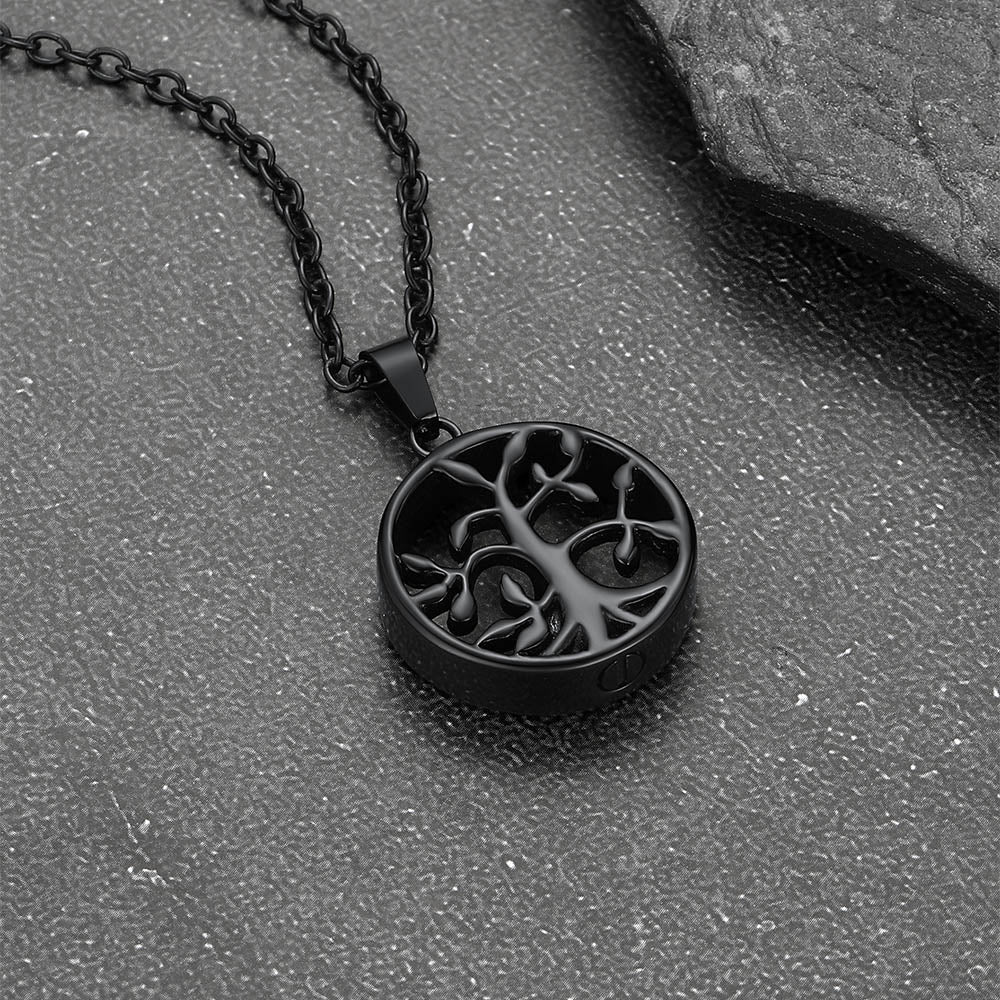 Cremation Tree of Life Urn Necklace for Ashes Memorial Gift
