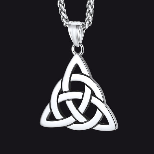 Irish Celtic Knot Necklace for in Stainless Steel