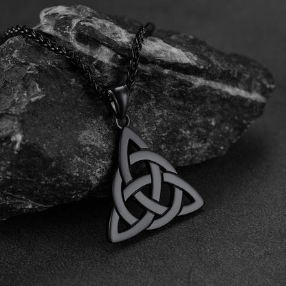 Irish Celtic Knot Necklace for in Stainless Steel