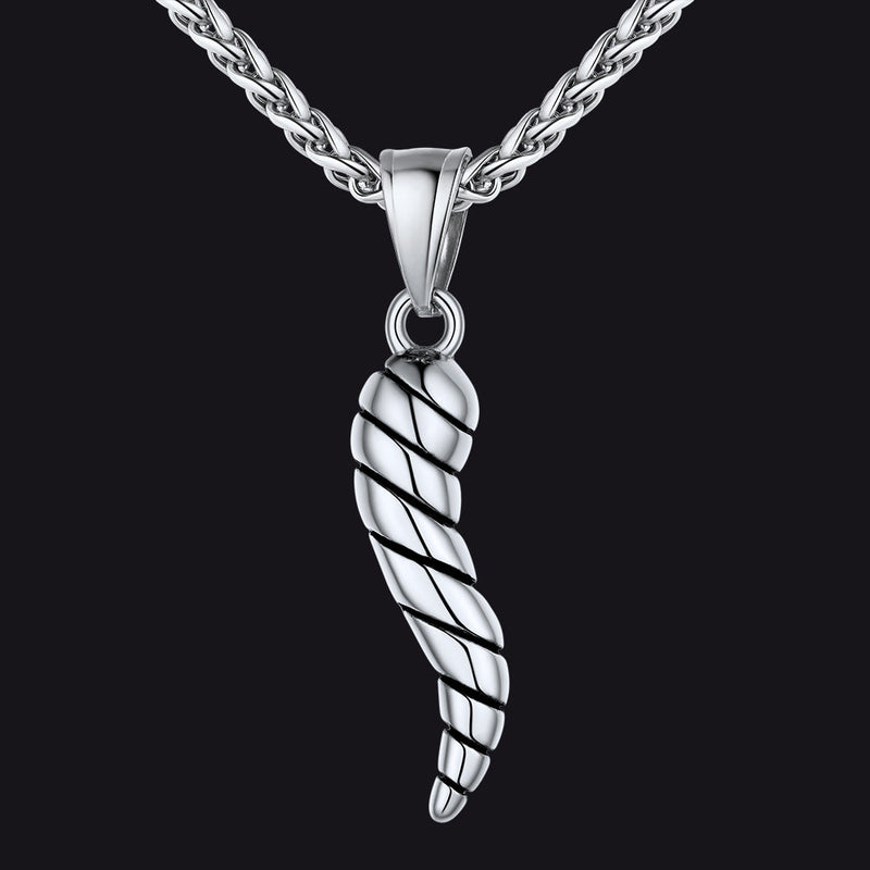 Cornicello Italian Horn Necklace Amulet Pendant