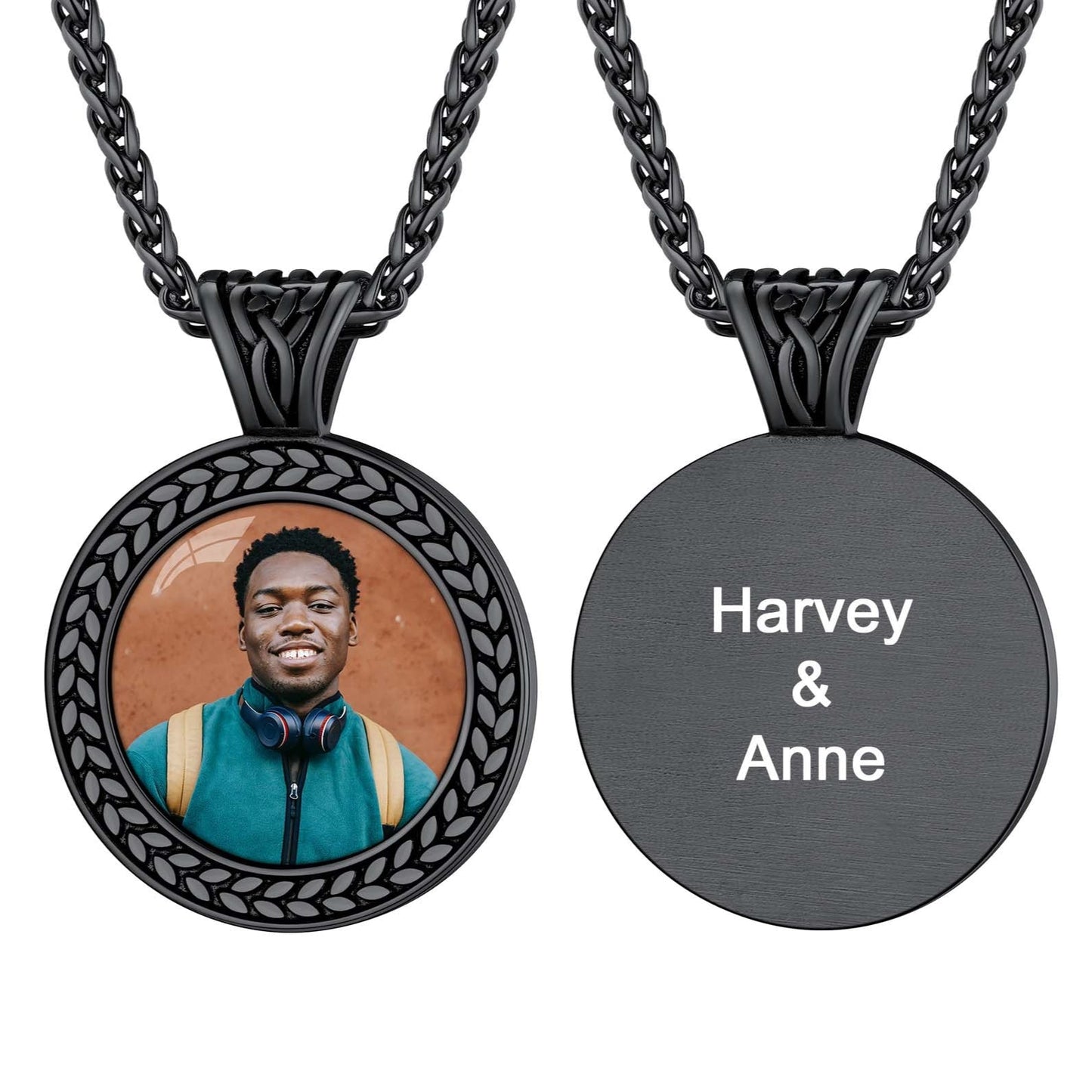 Personalized Pet Memorial Picture Necklace Pendant With Photo for