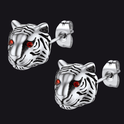 Flash Tiger Stud Earrings for
