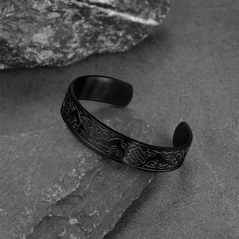 Custom Celtic Knot Cuff Bracelet Bangle for