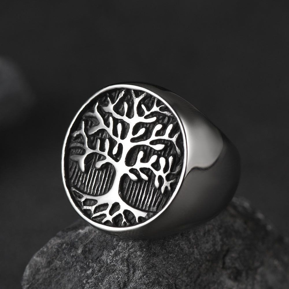 Tree of Life Signet Ring for