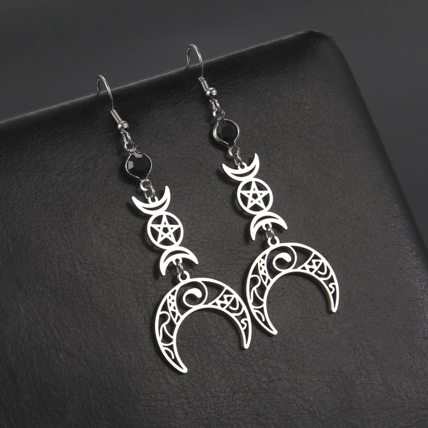 Wiccan Strength Protection Earrings
