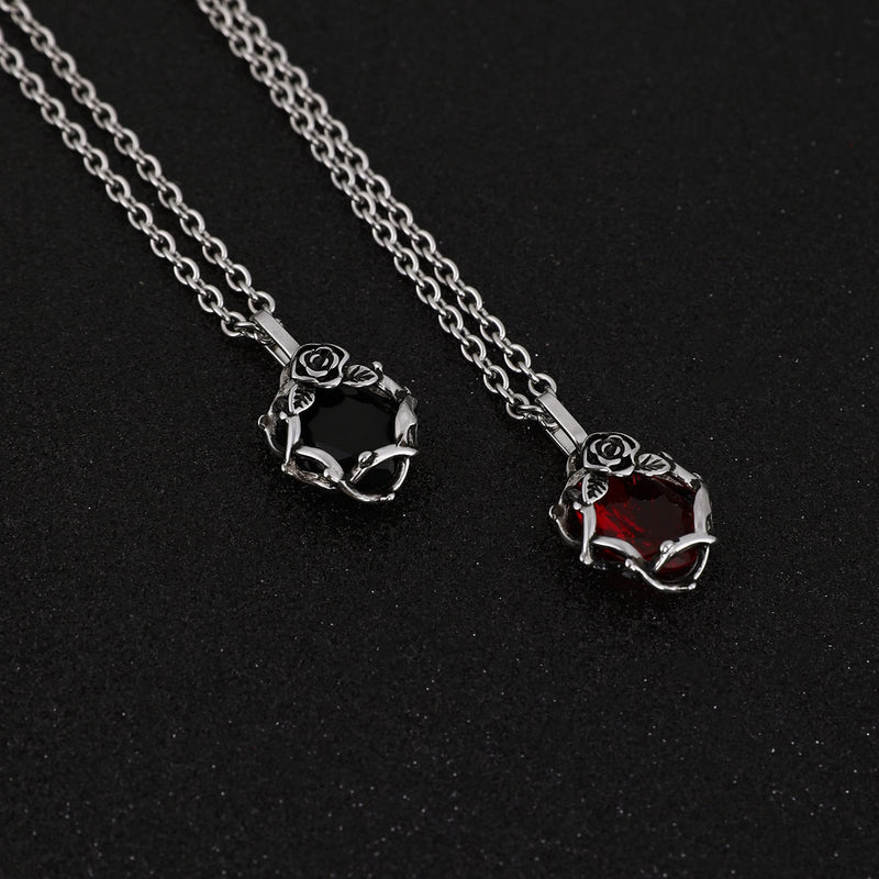 Twilight Rose Necklace