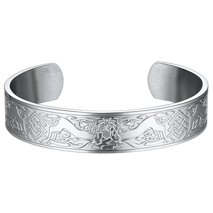 Custom Celtic Knot Cuff Bracelet Bangle for