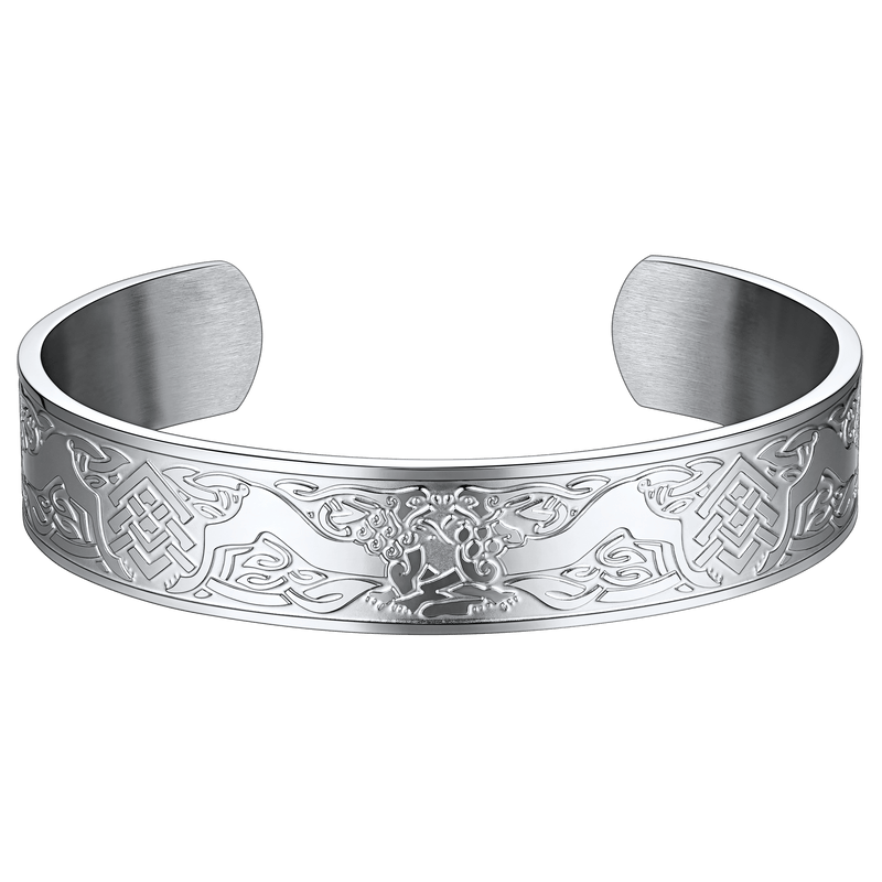 Custom Celtic Knot Cuff Bracelet Bangle for