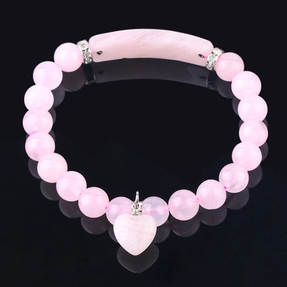 Love Pendant Crystal Bracelet