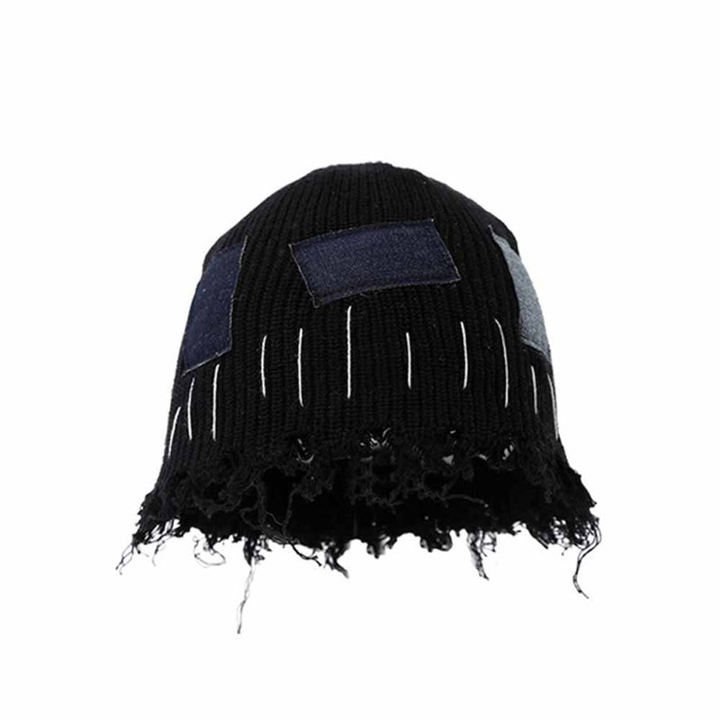 American Street Patch Design Ripped Beggar Hat