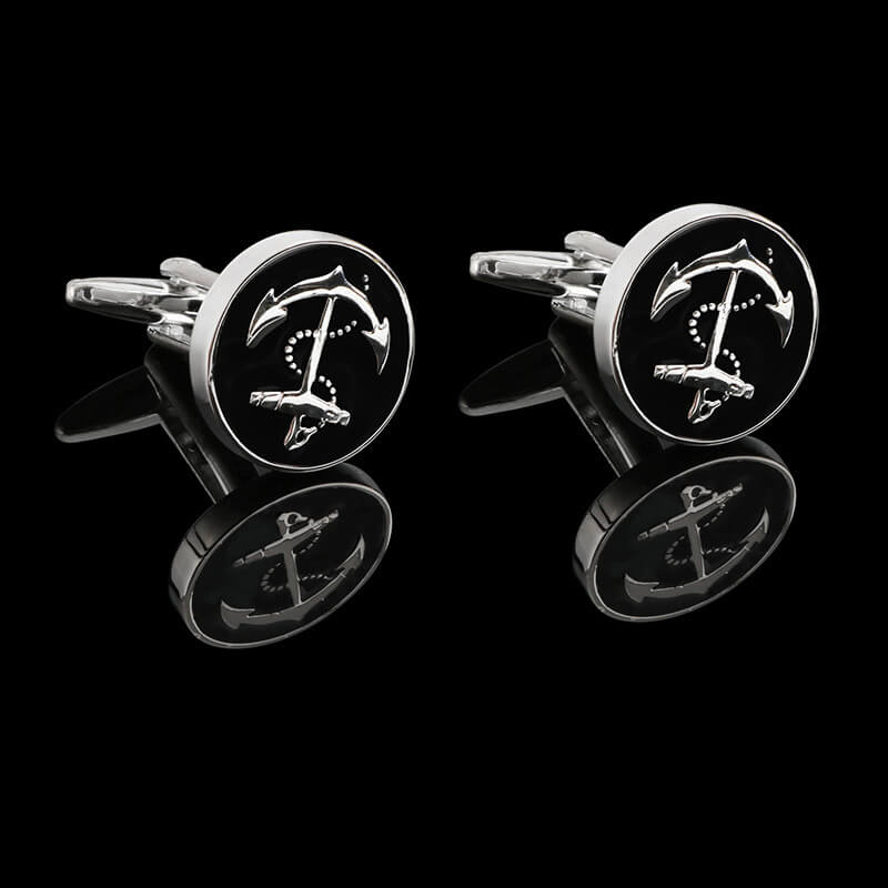 Anchor Brass Marine Cufflinks