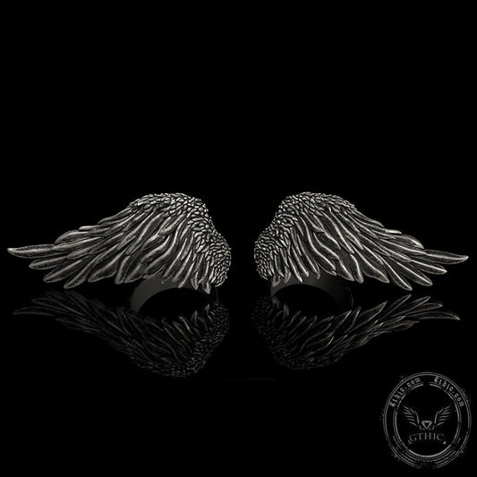 Angel Wing Sterling Silver Ring