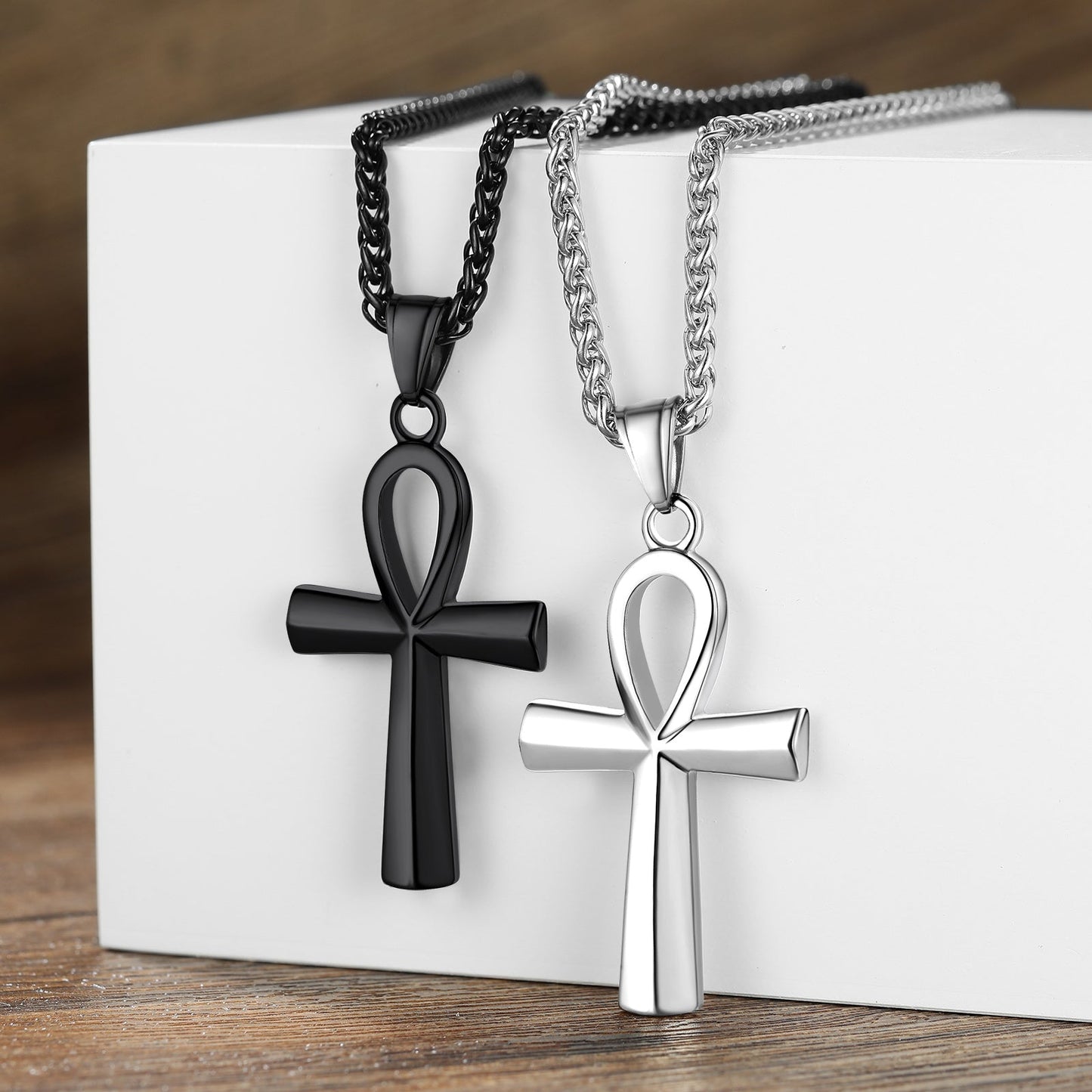 Egyptian Coptic Ankh Cross Necklace for