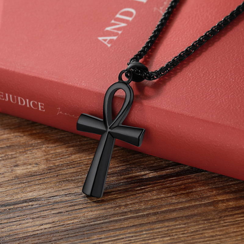 Egyptian Coptic Ankh Cross Necklace for
