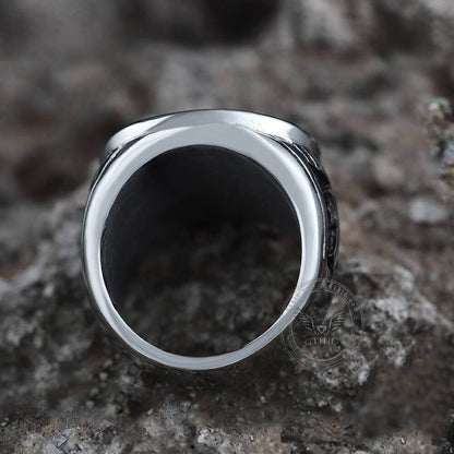 Archangel Saint Michael Stainless Steel Ring