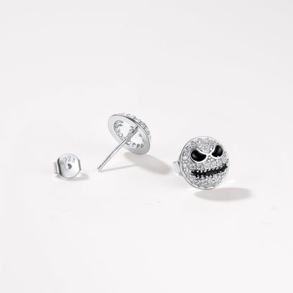 Halloween Jack Skellington Earrings for in Sterling Silver