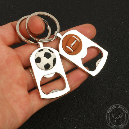 Ball Games Zinc Alloy Bottle Openers Keychain