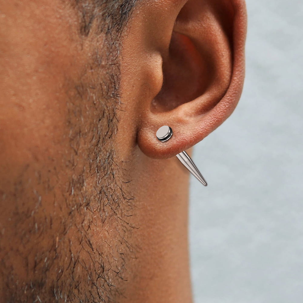 Punk Spike Stud Earrings for 3 Pairs