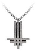 Behemoth Cross Pendant Inverted Triple Truimviratus