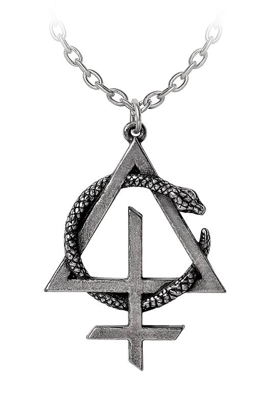 Behemoth "opvs Contra Natvram" Snake Symbol Pendant