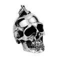 Big and Small Stainless Steel 3d Pendant Necklace for and