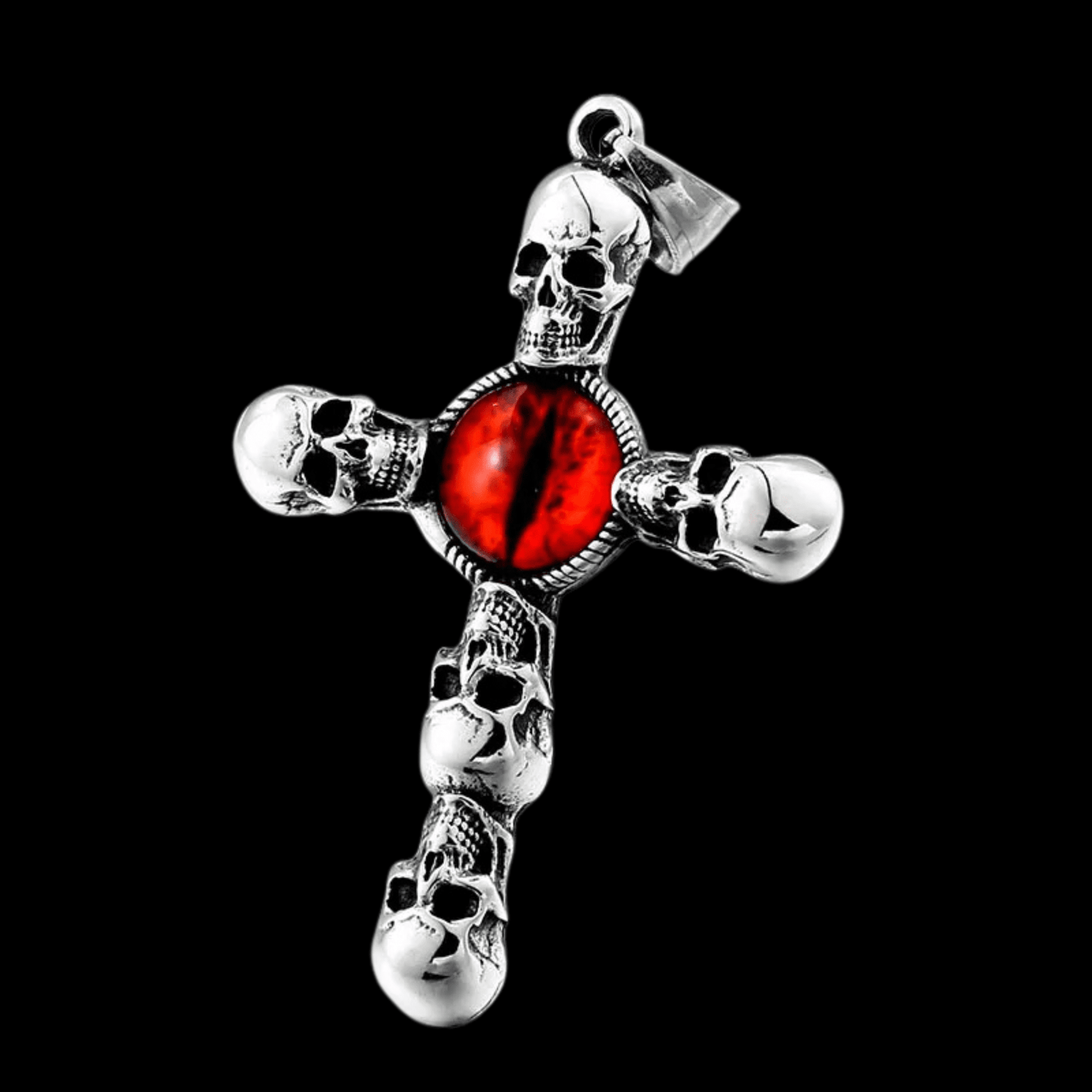 Blood Oath Skull Cross Pendant