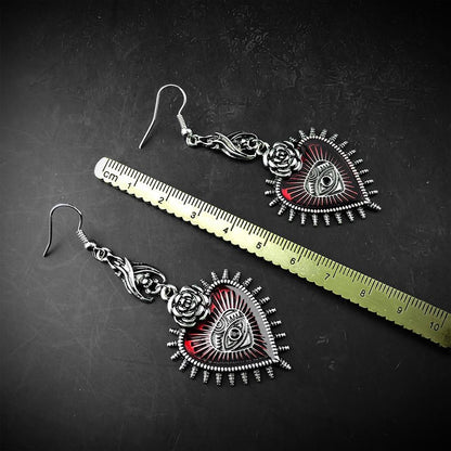 Bloody Rose Earrings