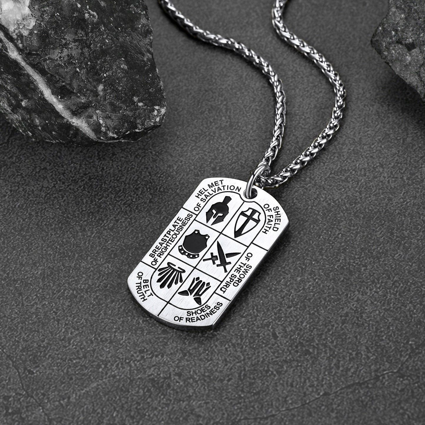 Knights Templar Dog Tag Necklace